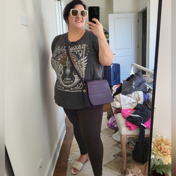 RARE VINTAGE COACH Ink (Dark Purple) Tribecca Flap 9092 - Picture 16 of 16